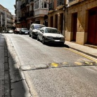 El Ayuntamiento de Haro instala reductores de velocidad en varias calles
