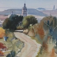 La sala de exposiciones del Bretón acoge una exposición del pintor Uríszar