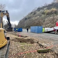 Haro inicia las obras de la pasarela peatonal sobre el río Tirón
