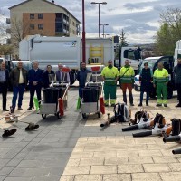 El Ayuntamiento de Haro expone la nueva maquinaria del servicio de limpieza