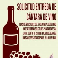 Abierta la presentación de solicitudes de las Cántaras de Vino