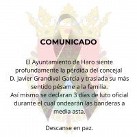 Haro despide al concejal Javier Grandival