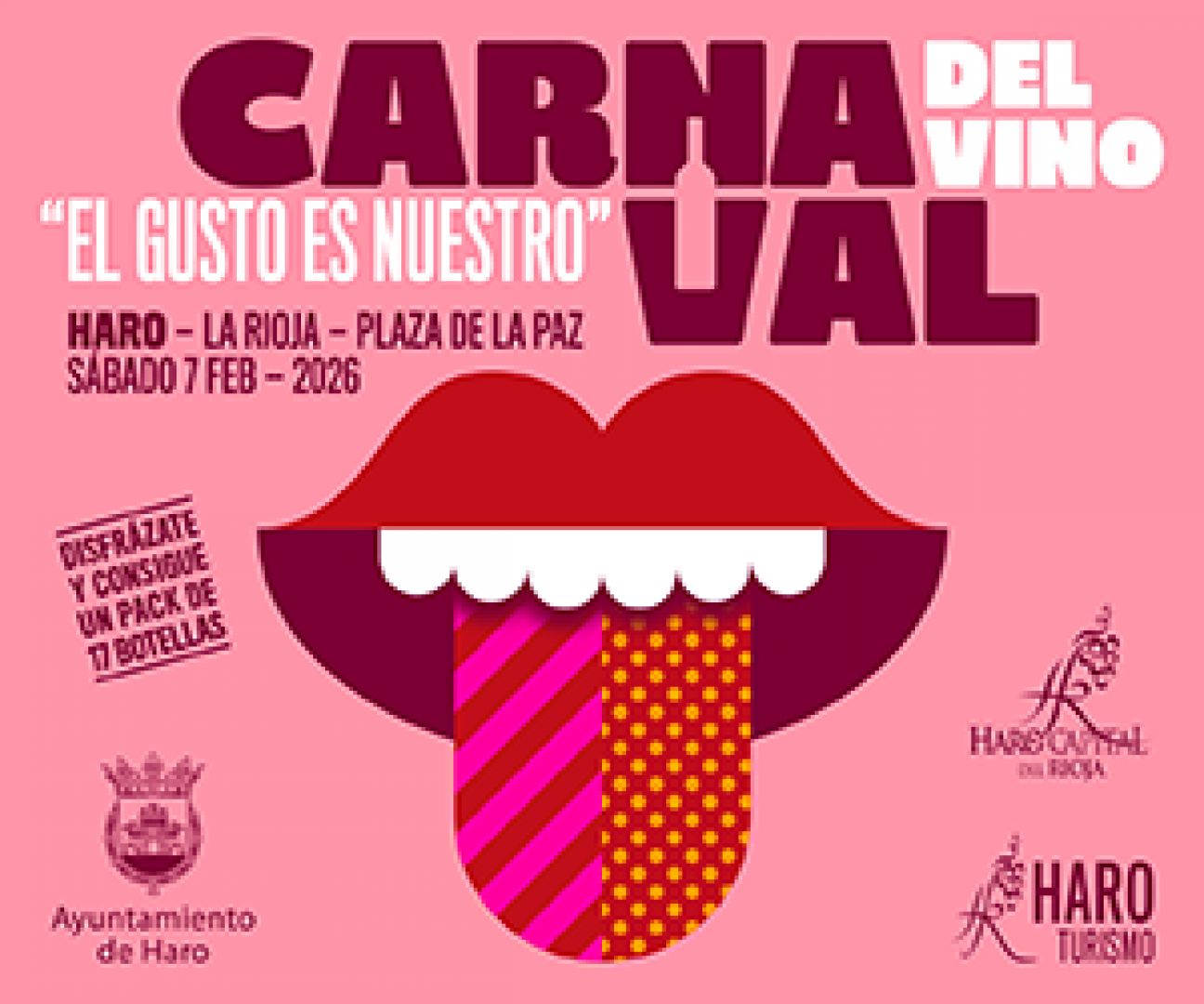 El Carnaval del Vino se celebrará el 28 de febrero y contará con la participación de 30 establecimientos 