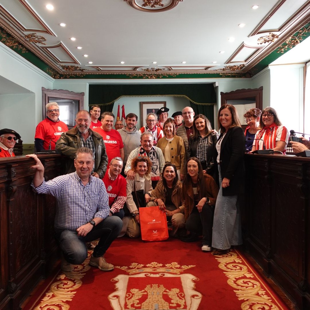 El Ayuntamiento participa en la inauguración del 51 Congreso Internacional de Peñas del Athletic Club de Bilbao