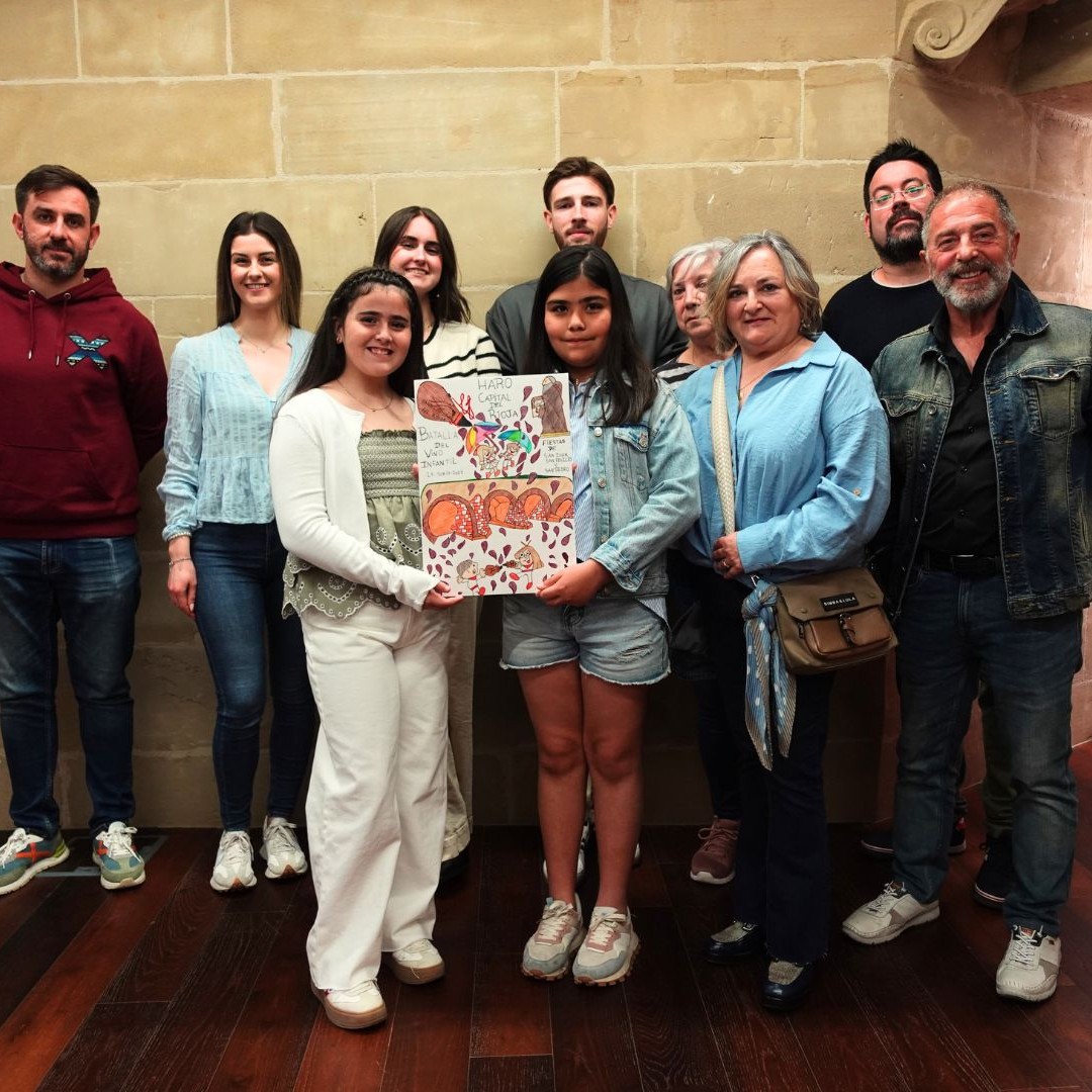 Haro ya tiene cartel de la batalla del vino infantil 2025