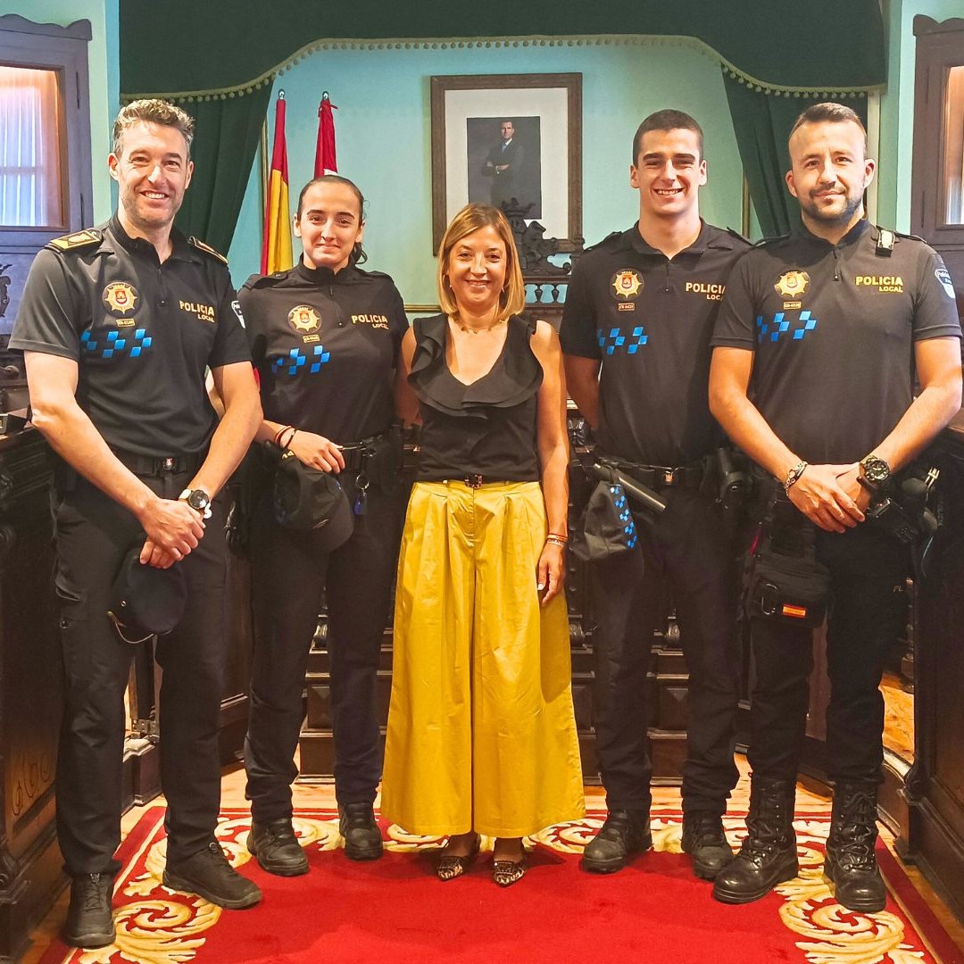 La Policía Local de Haro cuenta con tres nuevos efectivos ampliando su plantilla hasta los 23 funcionarios