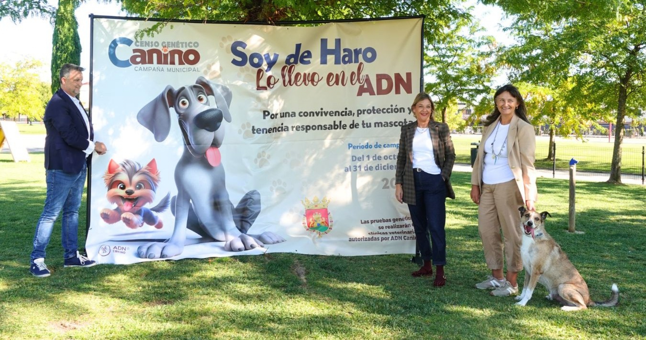 Haro fomenta la tenencia responsable de mascotas implantando el ADN Canino 