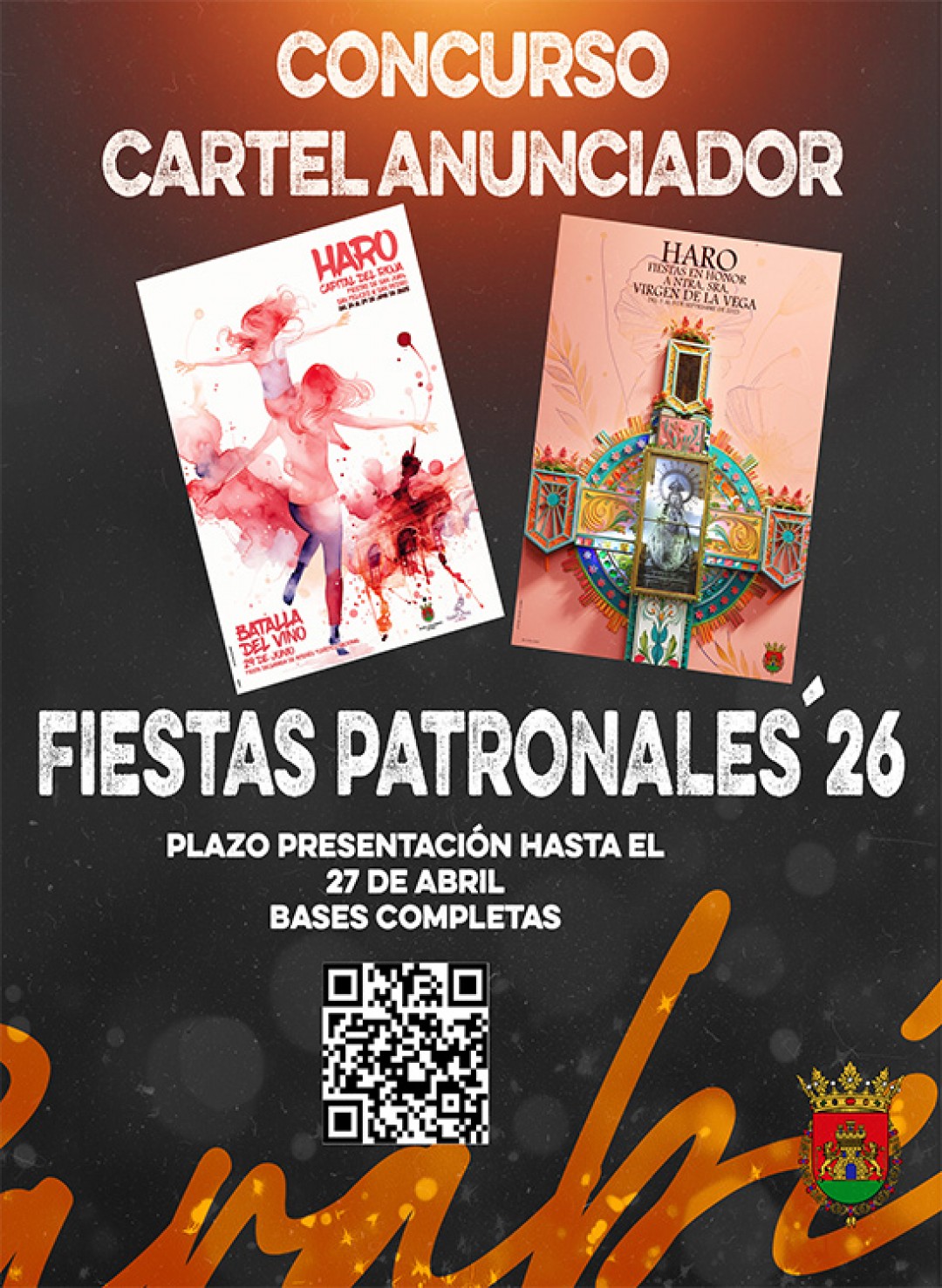 Haro convoca el concurso del cartel anunciador de las Fiestas de San Juan, San Felices y San Pedro 2026