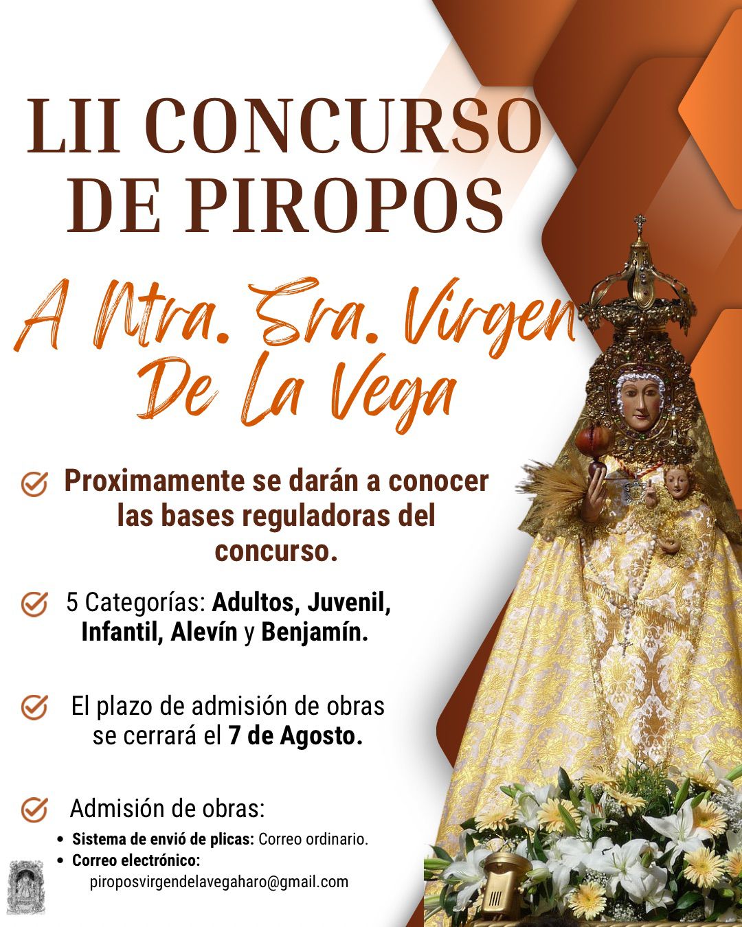 CONCURSO: Piropos a Ntra. Sra. Virgen de la Vega de Haro