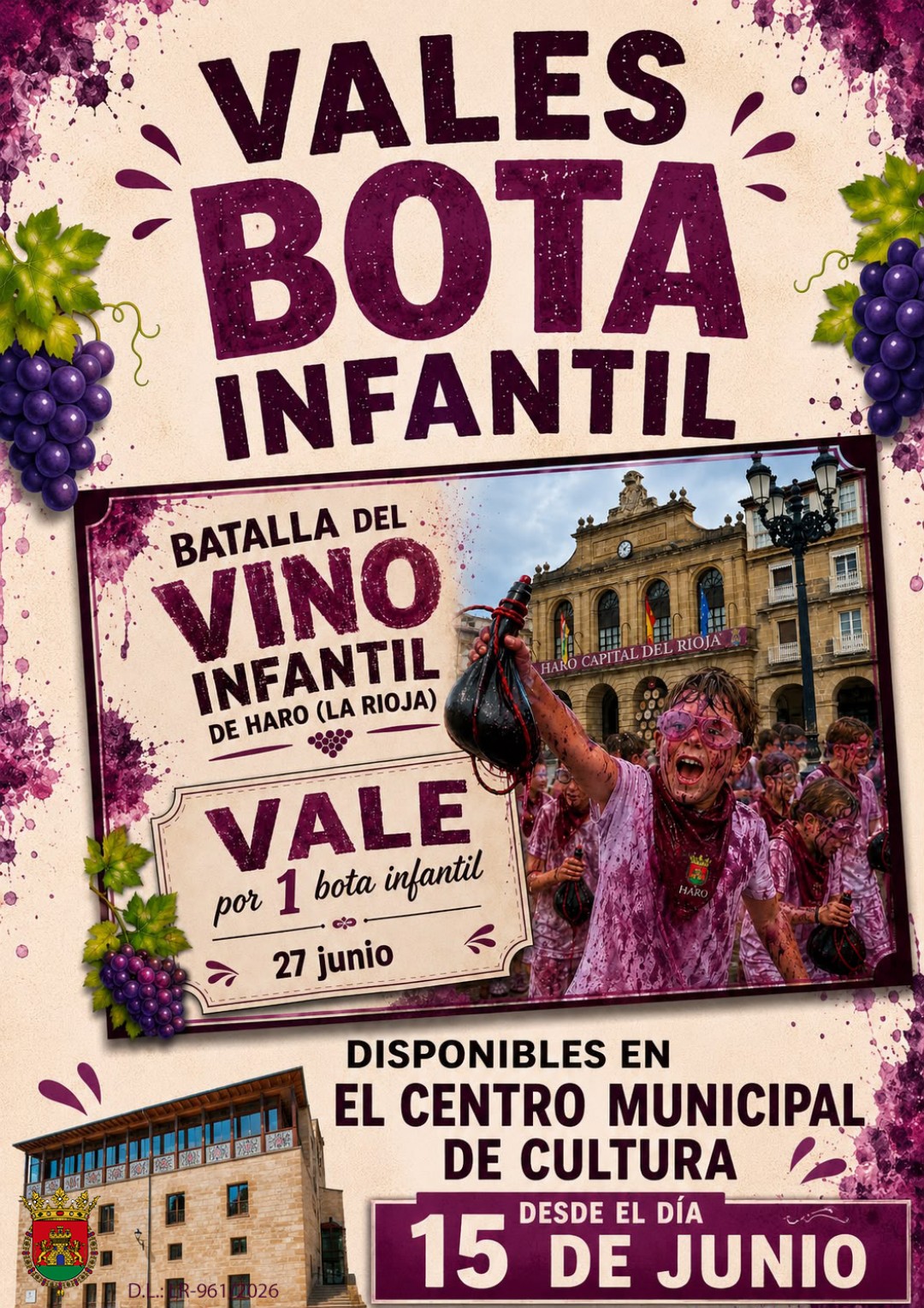 FIESTAS: Vales Bota Infantil