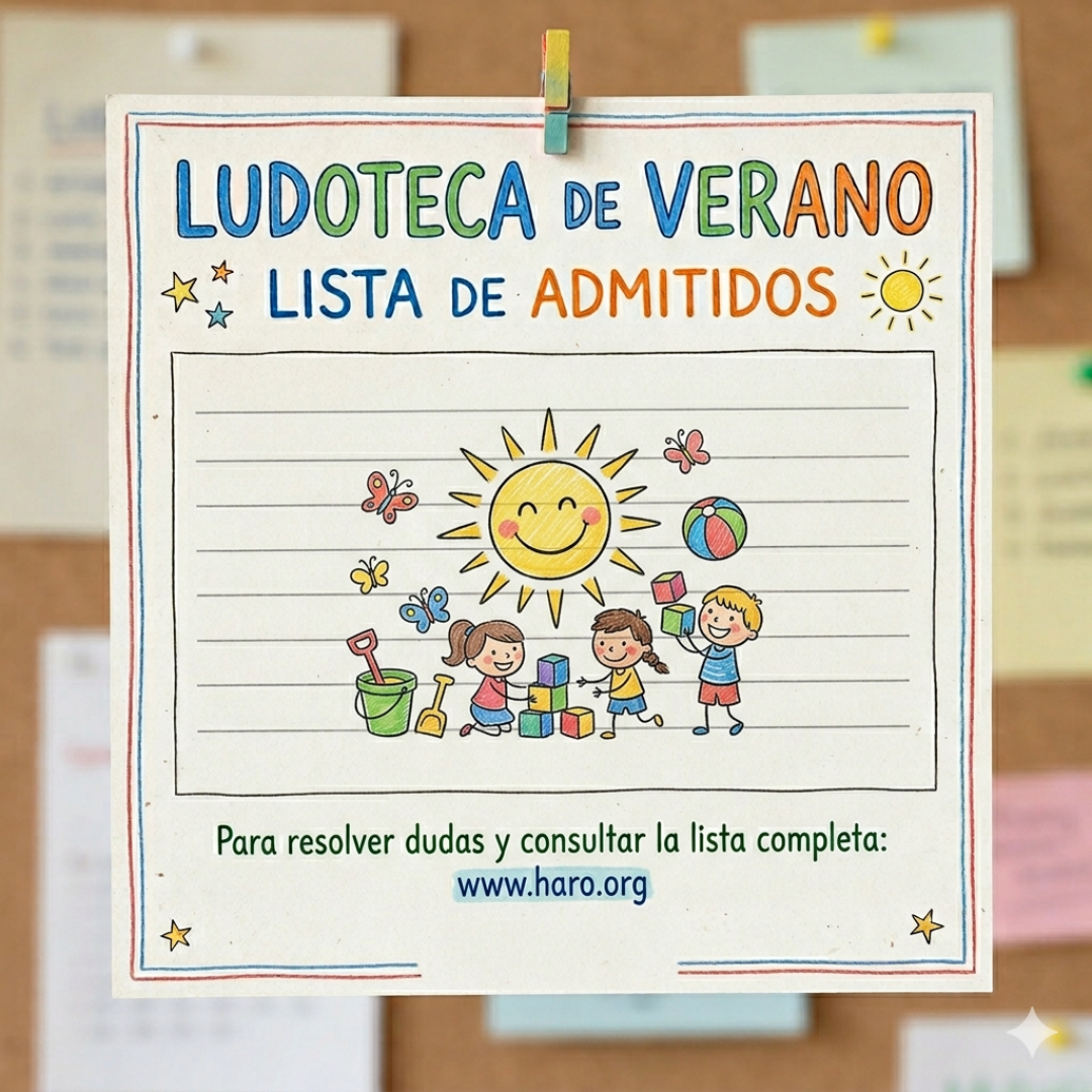 LUDOTECA DE VERANO: Lista de Admitidos