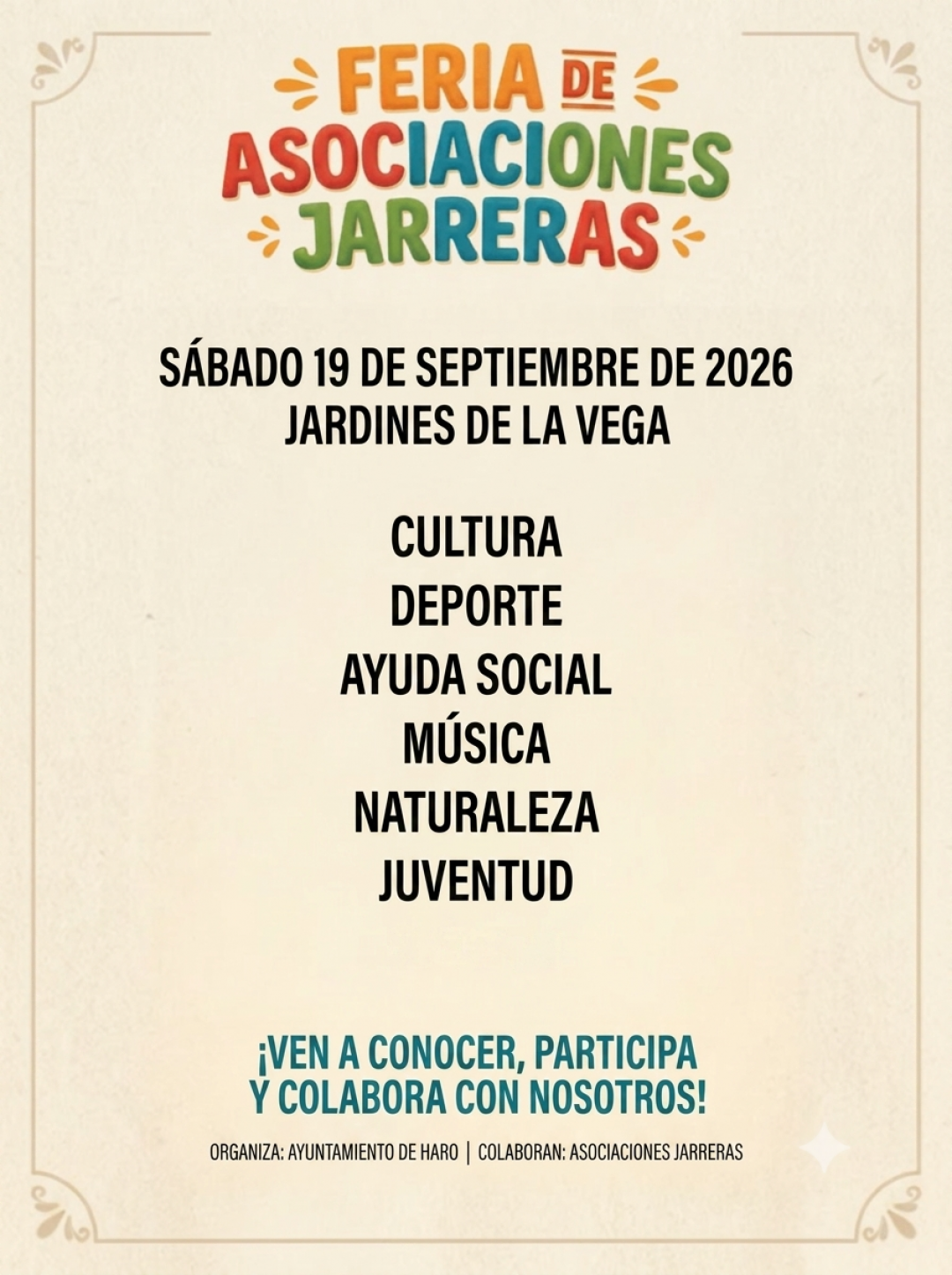 FERIA ASOCIACIONES: Ficha de Participación