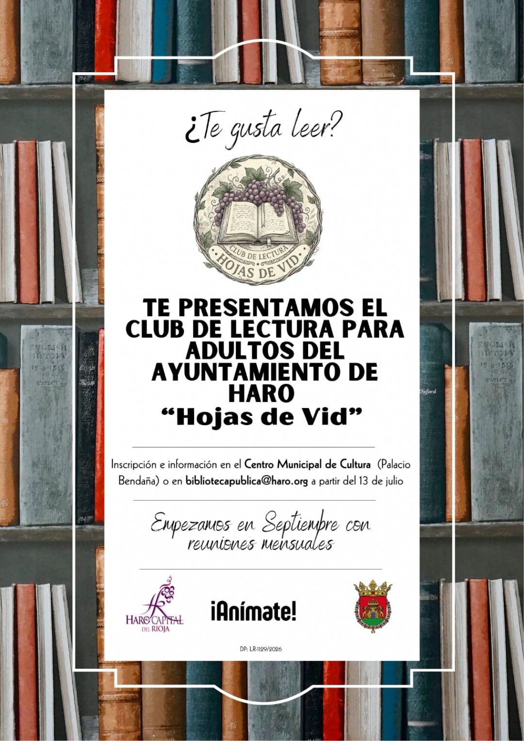 CULTURA: Club de Lectura