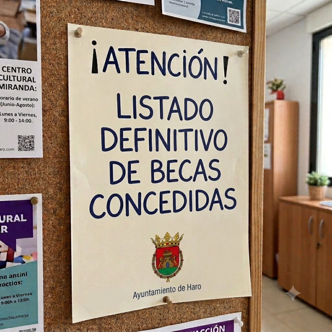 BECAS: Listado Definitivo Becas Sánchez del Río