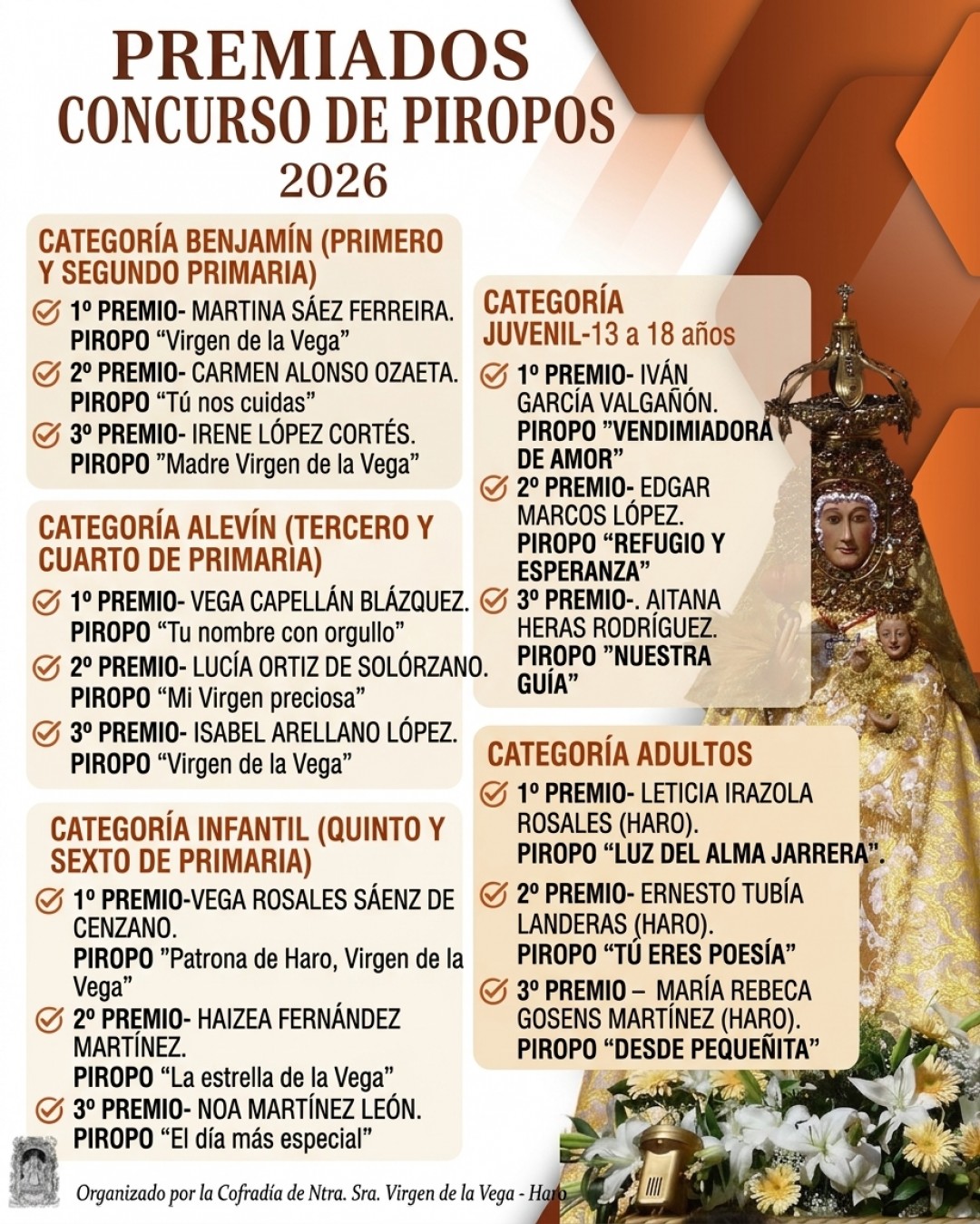 GANADORES CONCURSO DE PIROPOS
