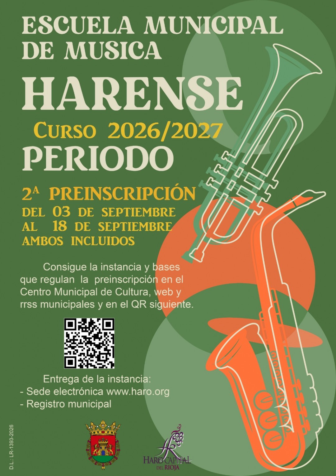 ESCUELA MUNICIPAL DE MÚSICA: Preinscripción